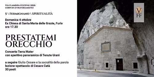 "Prestatemi orecchio". Lezione spettacolo e concerto [viaflaminiafestival]