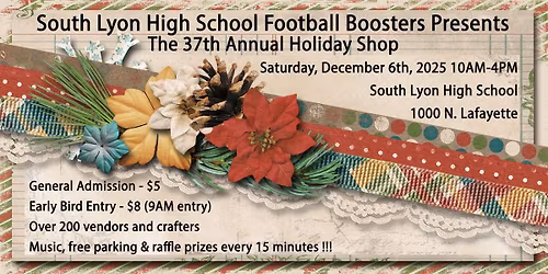 37th Annual South Lyon Football Holiday Shop