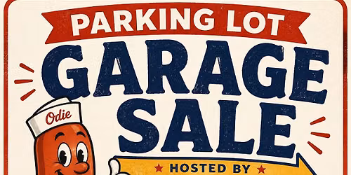 parking lot garage sale