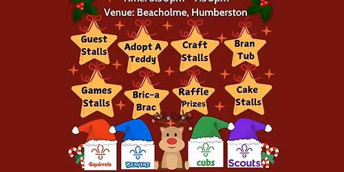 Scouts Jingle-Bell Christmas Fayre 2025