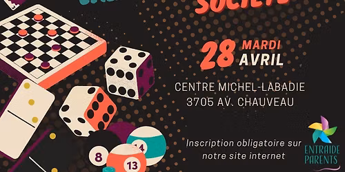 Mardi anim\u00e9 jeux de soci\u00e9t\u00e9 et bar \u00e0 chocolat chaud