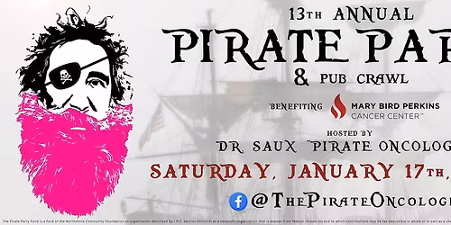 2026 Pirate Party, hosted by Dr. Saux, "The Pirate Oncologist"
