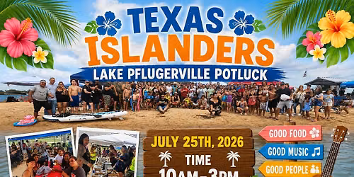 Texas Islanders Potluck Lake Pflugerville 