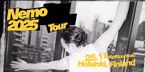 Nemo (CH), Kulttuuritalo, Helsinki 25.11.2025