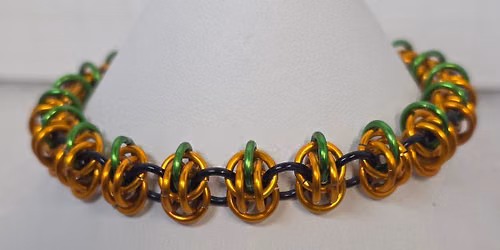 TOO MANY PUMPKINS CHAIN MAILLE BRACELET w\/George Gallant   