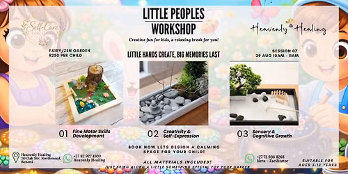 Little People's Fairy/Zen Garden Workshop — 30 Oak Street Northmead, 1501 Benoni, South Africa