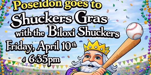 Poseidon goes to Shuckers Gras