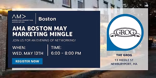 AMA Boston: May Marketing Mingle