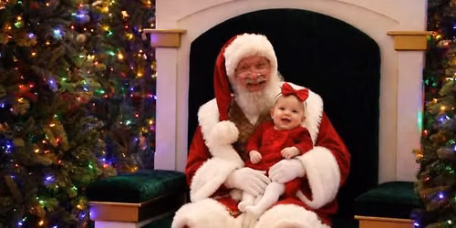 Baby's First Visit With Santa