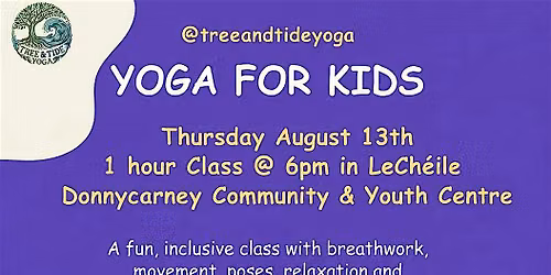 Kids Yoga Class Donnycarney