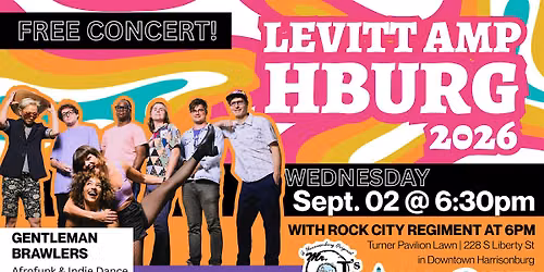FREE CONCERT Gentleman Brawlers - Levitt AMP Harrisonburgburg Music Series