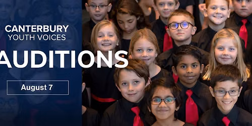 Auditions \u2022 Canterbury Youth Voices