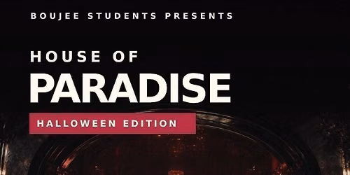 House Of Paradise | THURSDAY 29th of Ocotober - PARADISE AFTER DARK | Halloween Special