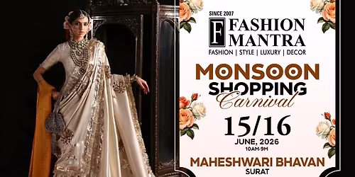  PRE-MONSOON SHOPPING EXHIBITION - SURAT JUNE(2026)