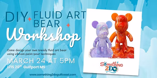 DIY FLUID ART BEAR WORKSHOP