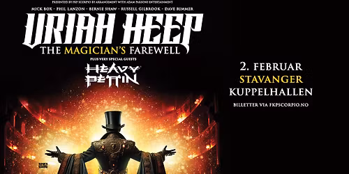 Uriah Heep \u2013 The Magician\u2019s Farewell \/\/ Kuppelhallen, Stavanger Konserthus