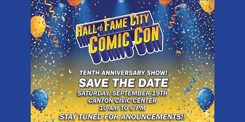 Hall of Fame City Comic Con X