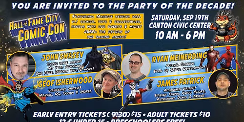 Hall of Fame City Comic Con X