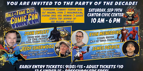 Hall of Fame City Comic Con X
