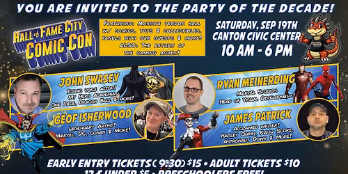Hall of Fame City Comic Con X