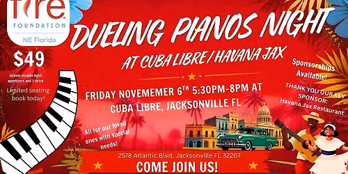 Ignite the Night with FIRE Foundation-DUELING PIANOS