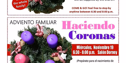 Family Advent Wreath Making Night