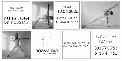 kurs JOGI OD PODSTAW - 8 krok\u00f3w do harmonii