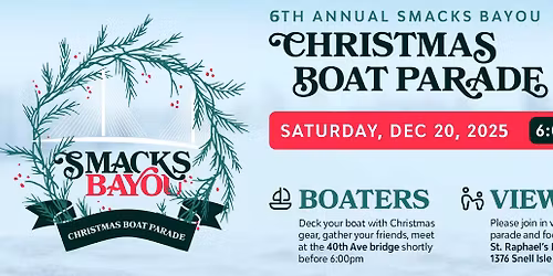 Smacks Bayou 6th Annual Christmas Boat Parade