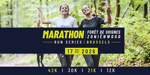 Marathon Zoni\u00ebnwoud Brussel | For\u00eat de Soignes  Bruxelles 2026