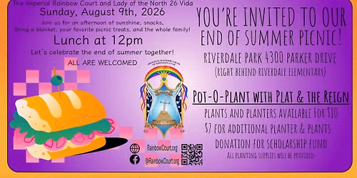 End of Summer Picnic & POT-O-PLANT