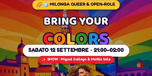 Milonga Open-Role & Queer con Miguel Gallego e Mattia Sala — Polisportiva San Faustino