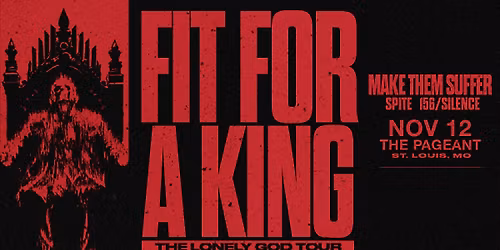 Fit For A King at The Pageant