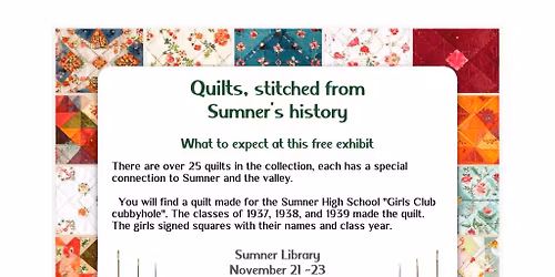 Historical Quilt Exhibit, 2025