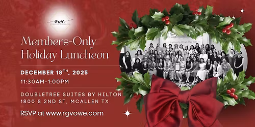 Christmas member only luncheon
