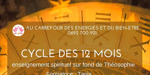 Cycle des 12 mois - Pr\u00e9sentation du programme des 12 Rencontres
