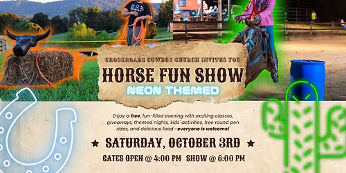 Horse Fun Show | Neon Night \ud83d\udd06