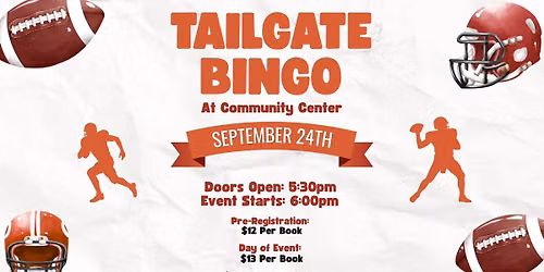 \ud83c\udf89\ud83c\udfb1 TAILGATE BINGO! \ud83c\udfb1\ud83c\udf89