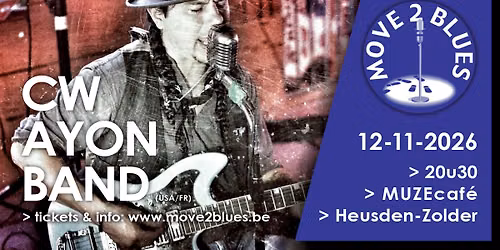 CW Ayon Band (USA) @ MUZEcaf\u00e9 Heusden Zolder.