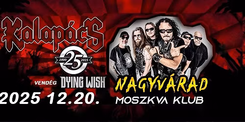 Kalap\u00e1cs 25 jubileumi koncert Nagyv\u00e1rad!