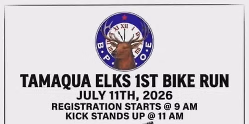 Tamaqua Elks 1st Bike Run 