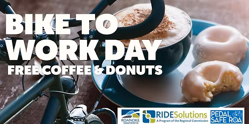 Bike to Work Day Celebration Stations | FREE Coffee & Donuts