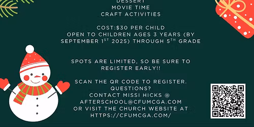 CFUMC Afterschool Parents Night