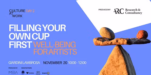 Filling Your Own Cup First: Well-being for Artists