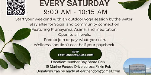 Community Yoga & Social at Humber Bay Shores Park