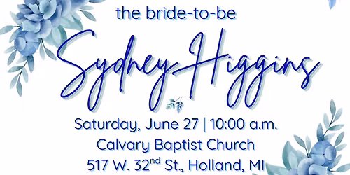Sydney Higgins Bridal Shower