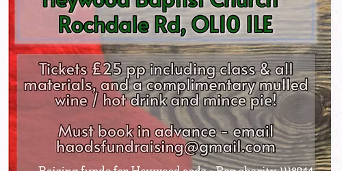 HAODS Annual Wreath Making fundraiser \ud83c\udf84