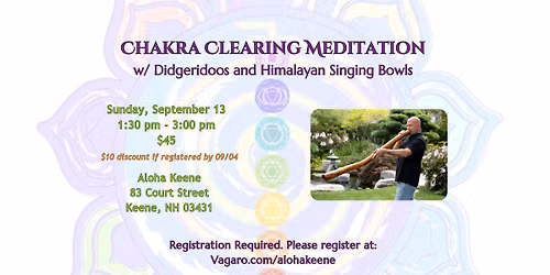 Didgeridoo Chakra Clearing Workshop w\/ Himalayan Singing Bowls