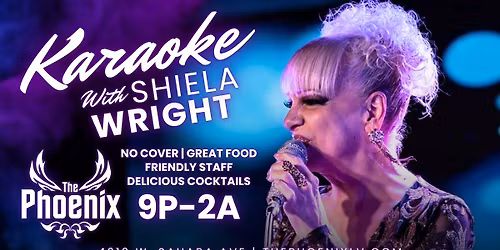 Therapy Thursday Karaoke w\/ Shiela Wright, Vegas' Favorite KJ!
