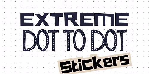 Extreme Dot to Dot Stickers