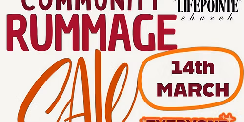 4th Annual Community Rummage Sale